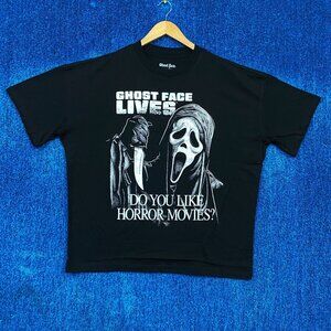 Scream“Ghostface”Lives Graphic Horror Oversized T-Shirt Size M